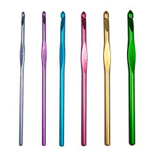 Susan Bates 5.5" 2.25 mm/US B1 Silvalume Aluminum Crochet Hook